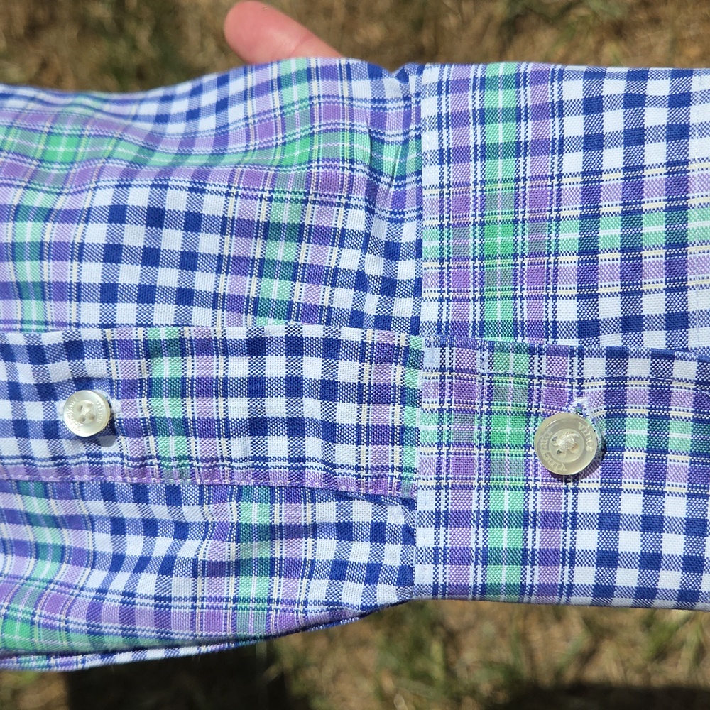Vineyard Vines plaid Murray men's dress shirt - Picture 4 of 9